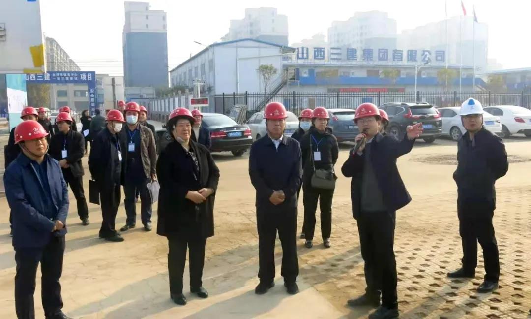 山西建投三建集团永济市体育中心一场三馆冰球突破项目通过运城市精神文明创建综合测评