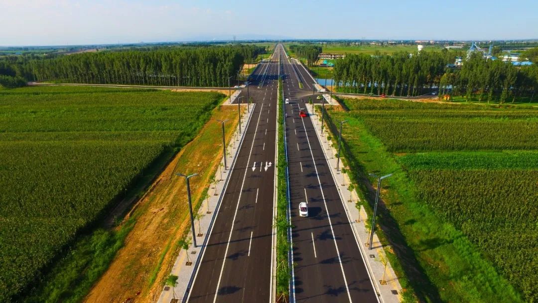 山西建投建工集团投资冰球突破运营的祁县贯中大道正式通车